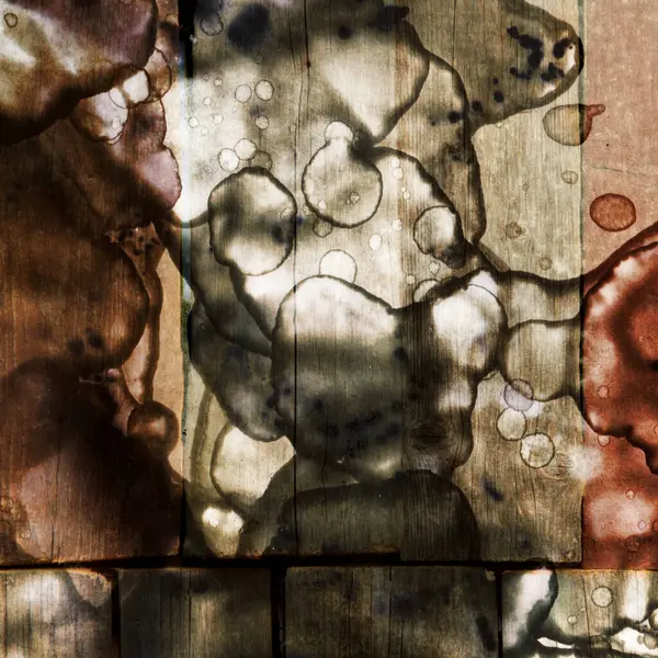 Soyut kare arkaplan. Soyut sanat dokusu. Suluboya ve alkol mürekkebi