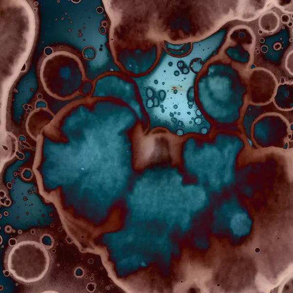 Soyut kare arkaplan. Soyut sanat dokusu. Suluboya ve alkol mürekkebi