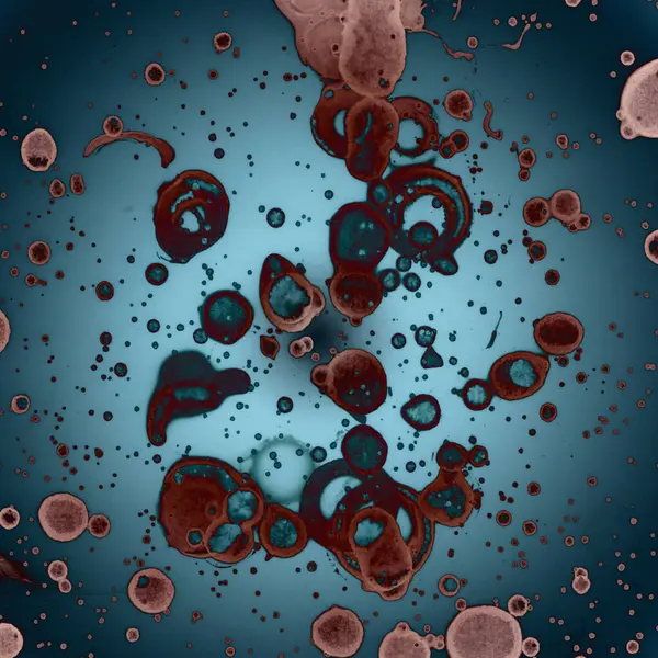 Soyut kare arkaplan. Soyut sanat dokusu. Suluboya ve alkol mürekkebi