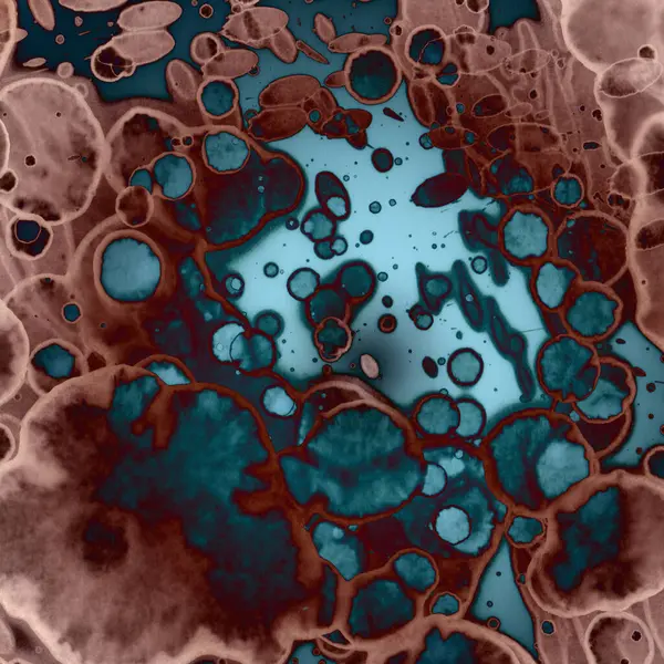 Soyut kare arkaplan. Soyut sanat dokusu. Suluboya ve alkol mürekkebi