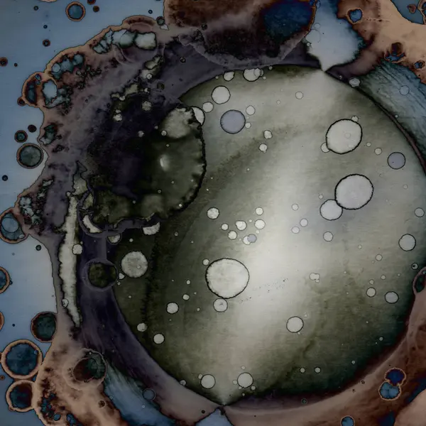 Soyut kare arkaplan. Soyut sanat dokusu. Suluboya ve alkol mürekkebi