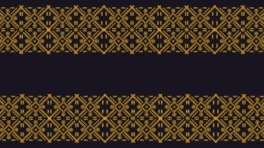 Ukrayna deseni. Ukrayna nakış işi. Koyu bir arka planda sarı desenler. Geniş arkaplan kopyalama alanı