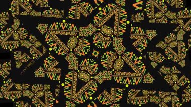 Ukrayna nakış işi. Ukrayna yıldız deseni. Soyut model. Dönen desen.