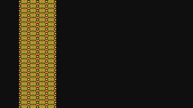 Ukrayna deseni. Ukrayna nakış işi. Koyu arkaplan ve sarı desen