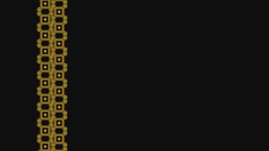 Ukrayna deseni. Ukrayna nakış işi. Koyu arkaplan ve sarı desen