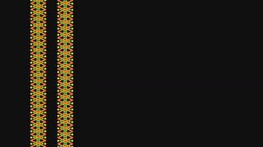 Ukrayna deseni. Ukrayna nakış işi. Koyu arkaplan ve sarı desen