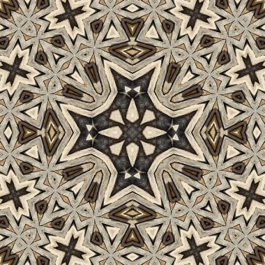 Kusursuz soyut desen. Simetrik dokular. Kare şekilli sanat