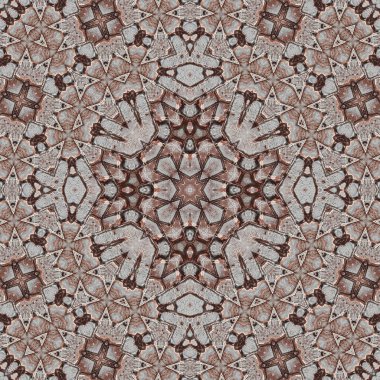 Kusursuz soyut desen. Simetrik dokular. Kare şekilli sanat