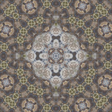 Kusursuz soyut desen. Simetrik dokular. Kare şekilli sanat