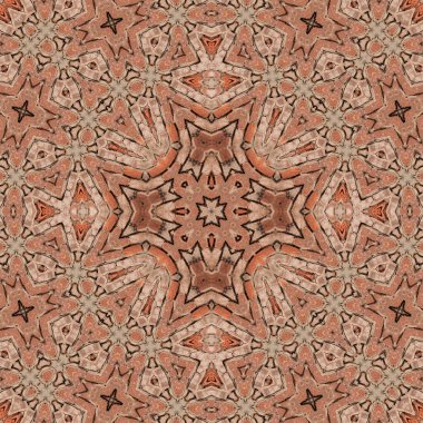 Kusursuz soyut desen. Simetrik dokular. Kare şekilli sanat