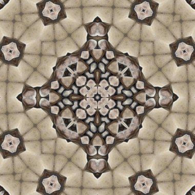 Kusursuz soyut desen. Simetrik dokular. Kare şekilli sanat