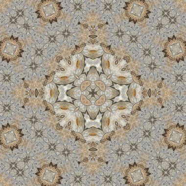 Kusursuz soyut desen. Simetrik dokular. Kare şekilli sanat