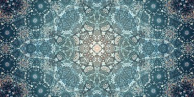 Kusursuz sanat modeli. Sanat çiçeği. Doku sanatsal desen