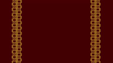 Ukrayna nakış işi. Ukrayna deseni. Çizgili desen. Mesaj kaydedici. Kırmızı arka planda sarı desen. Burgundy arkaplan ve desen