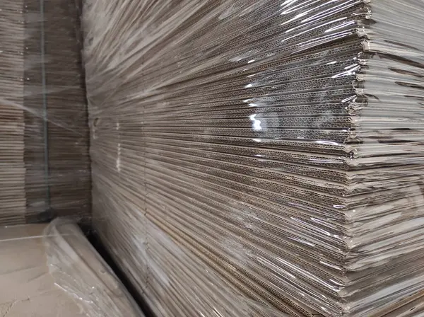 Karton fabrikası. Paketleme. Karton kutular. Karton desen