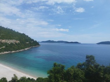 Deniz Burnu. Hırvatistan. Mavi su. Su manzarası