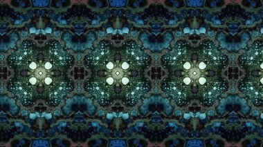 Video kalıpları. Sanat örnekleri. Halı şeridi. Soyut kaleydoskop. Sanat alkolü mürekkebi ve suluboya