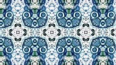 Video kalıpları. Sanat örnekleri. Halı şeridi. Soyut kaleydoskop. Sanat alkolü mürekkebi ve suluboya