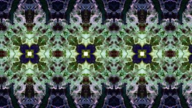 Video kalıpları. Sanat örnekleri. Halı şeridi. Soyut kaleydoskop. Sanat alkolü mürekkebi ve suluboya