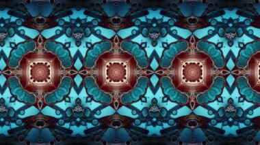 Video kalıpları. Sanat örnekleri. Halı şeridi. Soyut kaleydoskop. Sanat alkolü mürekkebi ve suluboya