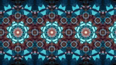 Video kalıpları. Sanat örnekleri. Halı şeridi. Soyut kaleydoskop. Sanat alkolü mürekkebi ve suluboya