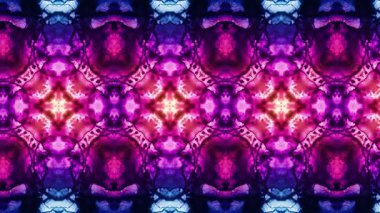 Video kalıpları. Sanat örnekleri. Halı şeridi. Soyut kaleydoskop. Sanat alkolü mürekkebi ve suluboya