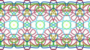 Video kalıpları. Sanat örnekleri. Halı şeridi. Soyut kaleydoskop. Sanat alkolü mürekkebi ve suluboya