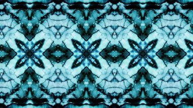 Video kalıpları. Sanat örnekleri. Halı şeridi. Soyut kaleydoskop. Sanat alkolü mürekkebi ve suluboya