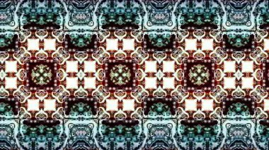 Video kalıpları. Sanat örnekleri. Halı şeridi. Soyut kaleydoskop. Sanat alkolü mürekkebi ve suluboya