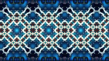 Video kalıpları. Sanat örnekleri. Halı şeridi. Soyut kaleydoskop. Sanat alkolü mürekkebi ve suluboya