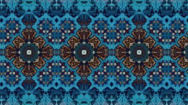 Video kalıpları. Sanat örnekleri. Halı şeridi. Soyut kaleydoskop. Sanat alkolü mürekkebi ve suluboya