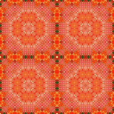 Kusursuz soyut kare deseni. Simetrik desen ve doku