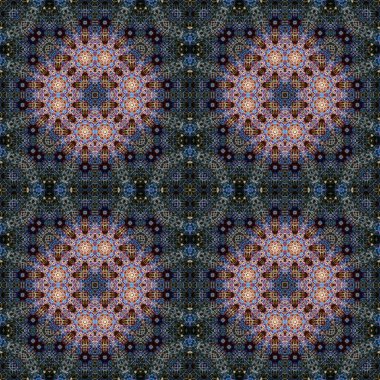 Kusursuz soyut kare deseni. Simetrik desen ve doku