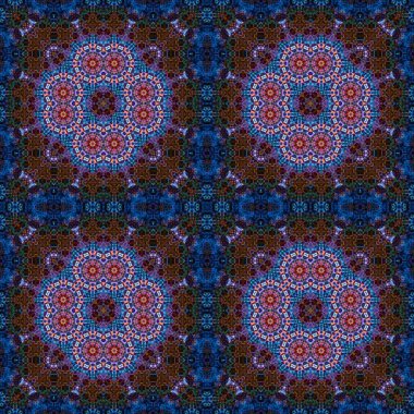 Kusursuz soyut kare deseni. Simetrik desen ve doku