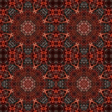 Kusursuz soyut kare deseni. Simetrik desen ve doku