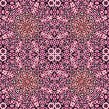 Kusursuz soyut kare deseni. Simetrik desen ve doku