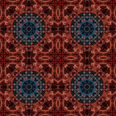 Kusursuz soyut kare deseni. Simetrik desen ve doku