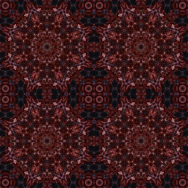 Kusursuz soyut kare deseni. Simetrik desen ve doku