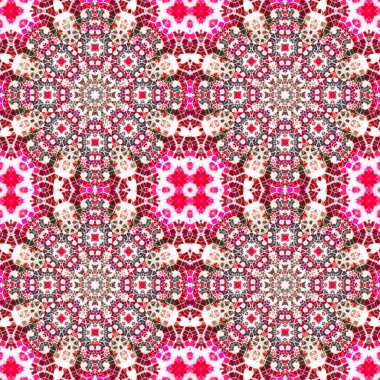 Kusursuz soyut kare deseni. Simetrik desen ve doku