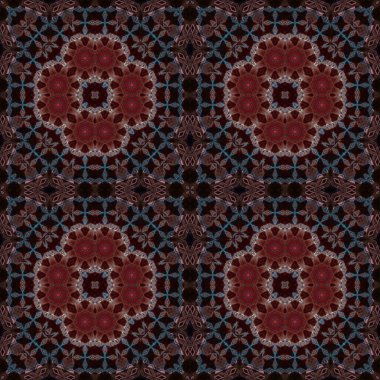 Kusursuz soyut kare deseni. Simetrik desen ve doku