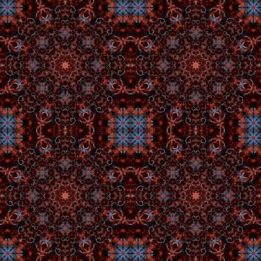 Kusursuz soyut kare deseni. Simetrik desen ve doku