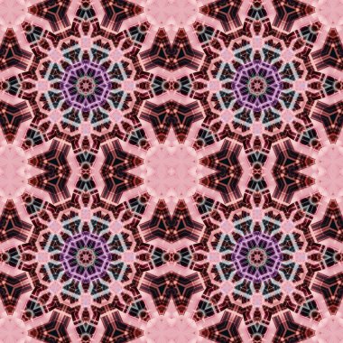 Kusursuz soyut kare deseni. Simetrik desen ve doku