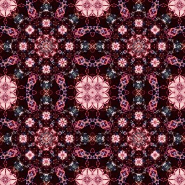 Kusursuz soyut kare deseni. Simetrik desen ve doku