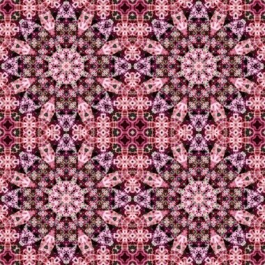 Kusursuz soyut kare deseni. Simetrik desen ve doku