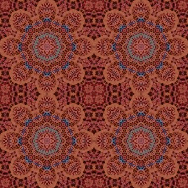 Kusursuz soyut kare deseni. Simetrik desen ve doku