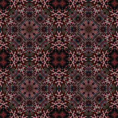 Kusursuz soyut kare deseni. Simetrik desen ve doku