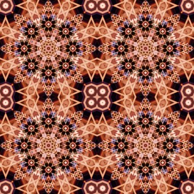 Kusursuz soyut kare deseni. Simetrik desen ve doku