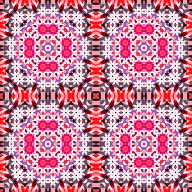 Kusursuz soyut kare deseni. Simetrik desen ve doku