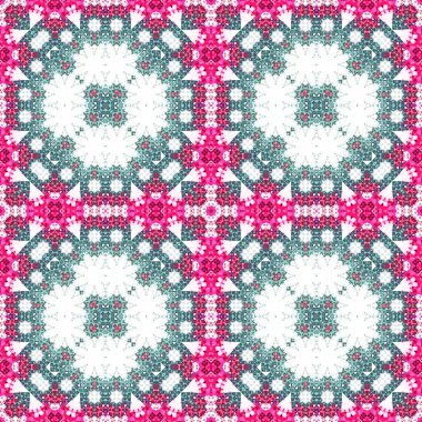 Kusursuz soyut kare deseni. Simetrik desen ve doku