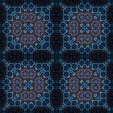 Kusursuz soyut kare deseni. Simetrik desen ve doku